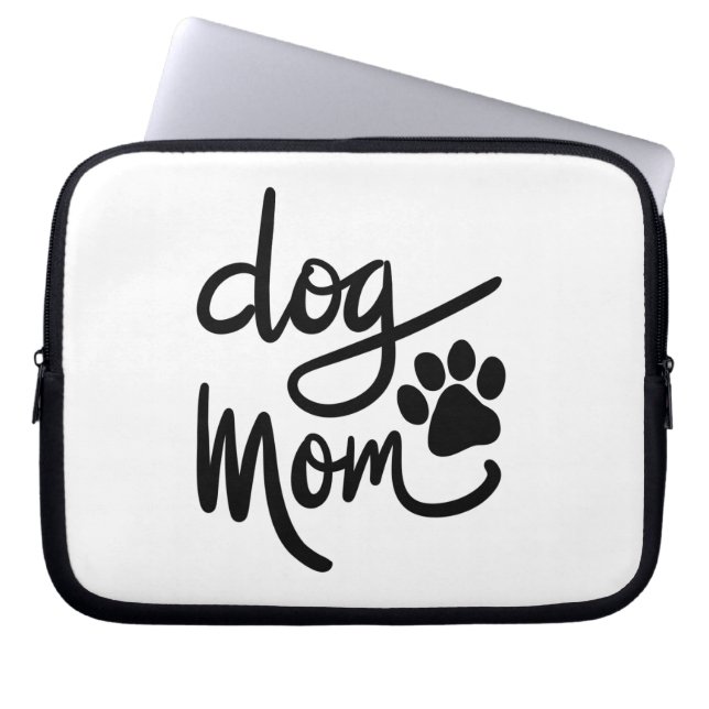 Funny Dog Paw Dog Mama Laptopschutzhülle (Vorderseite)