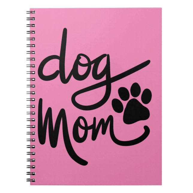 Funny Dog Paw Dog Mama Notizblock (Vorderseite)