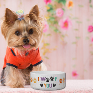 Funny Dog Paws Lover Napf