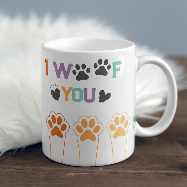 Funny Dog Paws Lover Tasse (Von Creator hochgeladen)