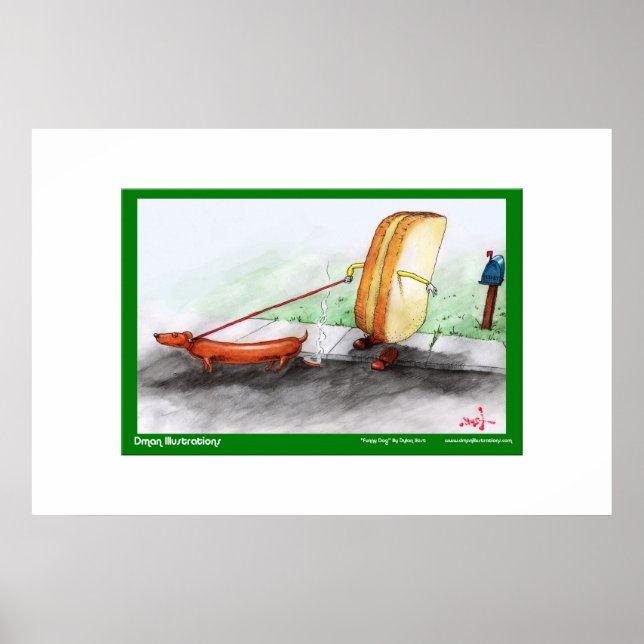 Funny Dog Poster (Vorne)