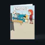 Funny Dog Questions Couch Privelages Birthday Card Karte<br><div class="desc">Hier ist eine lustige Geburtstagskarte eines Cartoon,  die einen Hund zeigt,  der nicht verstehen kann,  warum der Slobby-Typ Couchprivilegien erhält. Vielen Dank für die Auswahl dieses originalen Design von © Chuck Ingwersen. Ich poste Cartoon auf Instagram: https://www.instagram.com/captainscratchy</div>
