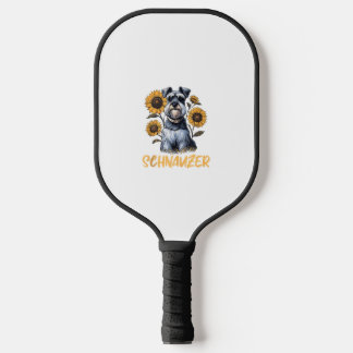 Funny Dog Schnauzer Pickleball Schläger