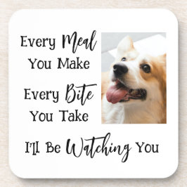 Funny Dog Sprichwort Ihr Foto Getränkeuntersetzer