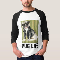 Funny Dog T - Shirt, MOPS LIFE