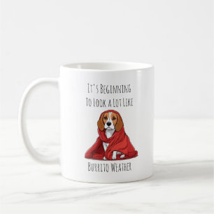 Funny Dog Tasse - Burrito Wetter Beagle