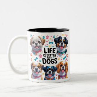 Funny Dog Tasse Coffee Lovers Design Pets Tasse Wr