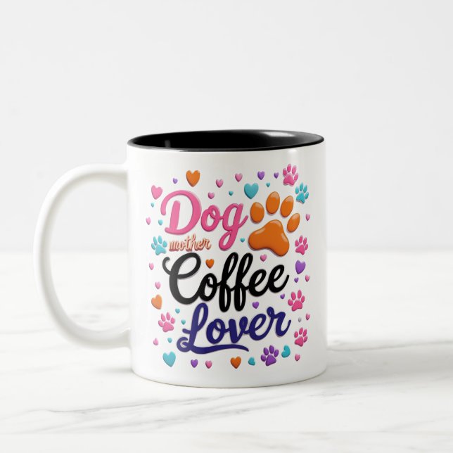 Funny Dog Tasse Wrap Kaffeeliebhaber Geschenk für  (Links)