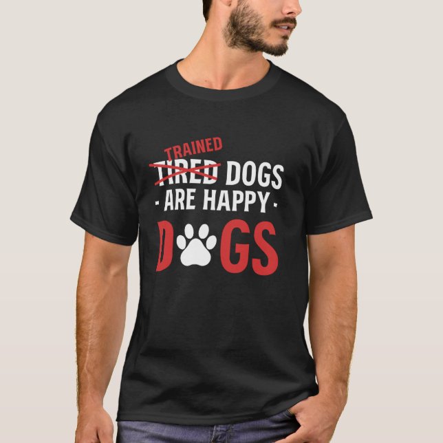 Funny Dog Trainer Service Dog Trainer T-Shirt (Vorderseite)