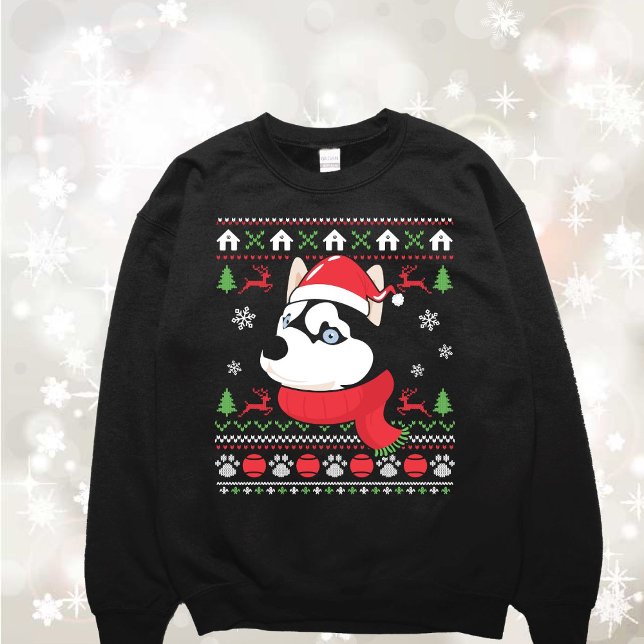 Funny Dog Ugly Sweater Sweatshirt (Von Creator hochgeladen)