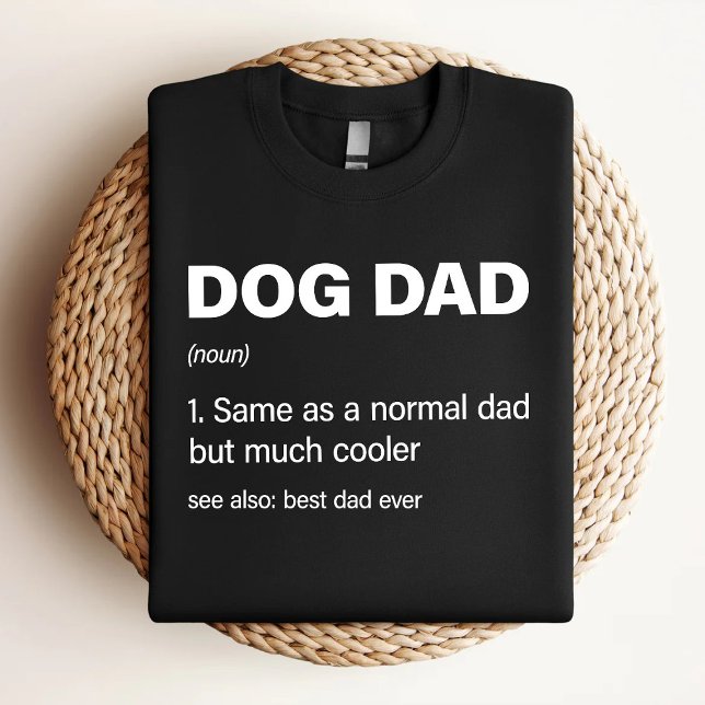 Funny Dog Vater Definition T-Shirt (Von Creator hochgeladen)