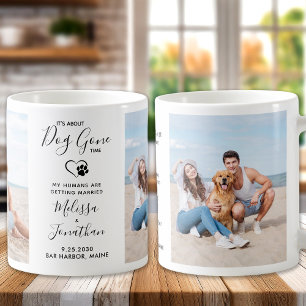 Funny Dog Wedding Personalisiert 2 Pet Foto Kaffeetasse