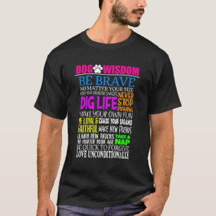 Funny Dog Wisdom Funny Hund Redewendungen Hausbesi T-Shirt