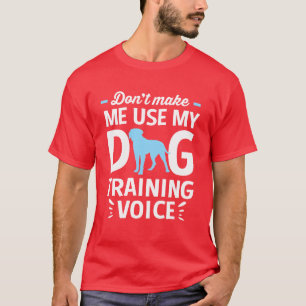 Funny Dograiner Dograining Voice Vintag lustig T-Shirt