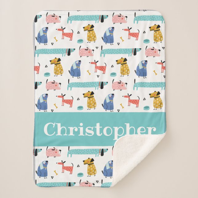 Funny Dogs Baby Sherpadecke (Vorderseite)