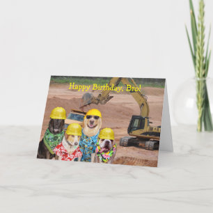 Funny Dogs individualisierbare Design Theme Card Karte