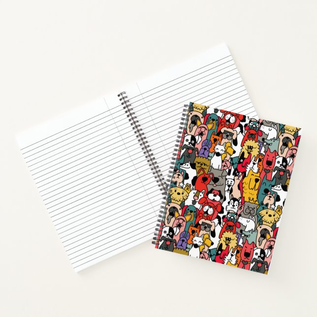 Funny Dogs Notizbuch (Innenseite)