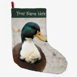 Funny Domestic Mallard Duclair Bibbed Odd Duck Großer Weihnachtsstrumpf