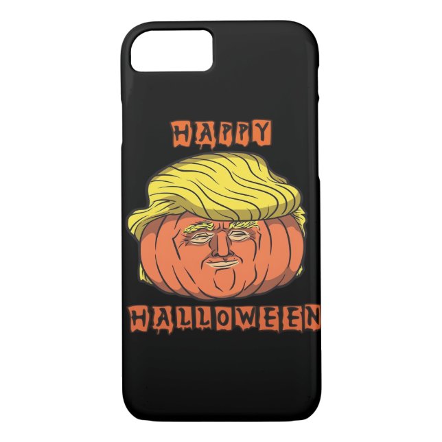 Funny Donald Pumpkin Halloween Case-Mate iPhone Hülle (Rückseite)