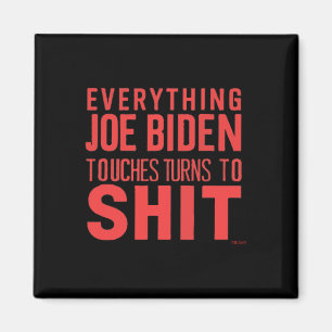 Funny Donald Trump 2024 Alles Joe Biden Touch Magnet