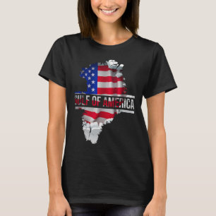 Funny Donald Trump American Flag Kanada Grönland T-Shirt