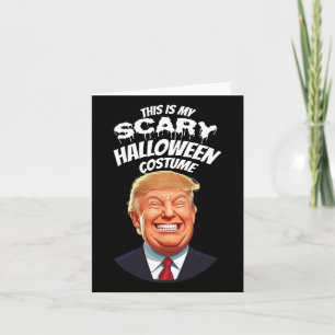 Funny Donald Trump Beängstigend Halloween Gag Präs Karte