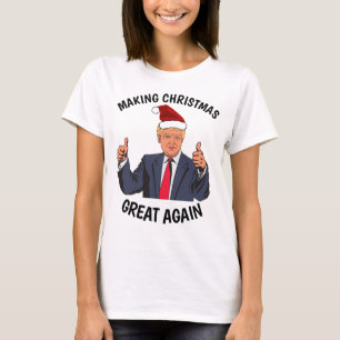 Funny DONALD TRUMP CHRISTMAS T - Shirt