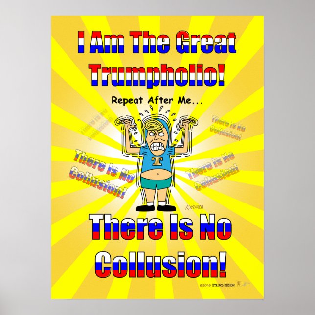 Funny Donald Trump Das große Trumpferposter Poster (Vorne)