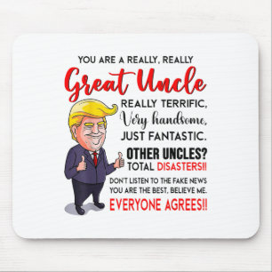 Funny Donald Trump, ein wirklich großer Onkel, Unc Mousepad