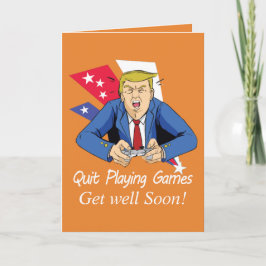Funny Donald Trump erhält gute Karte, um besser zu Karte