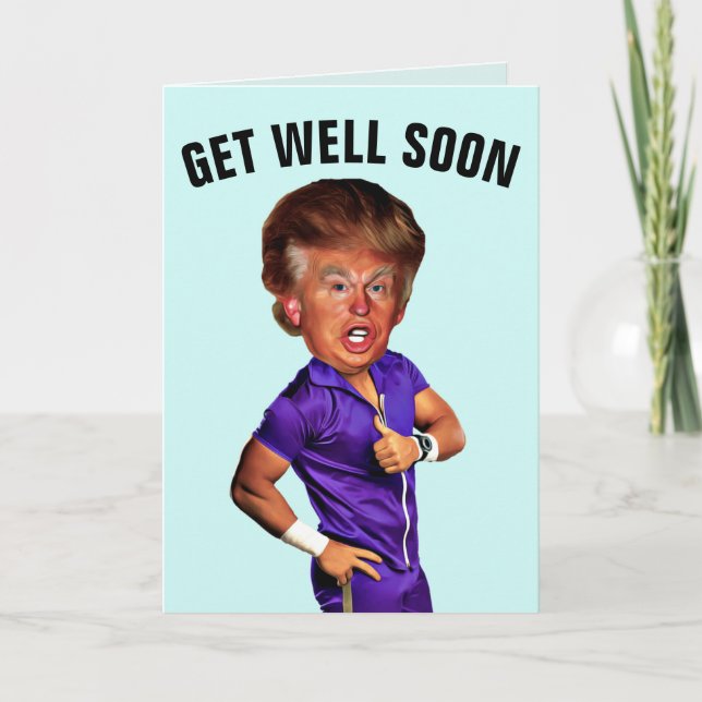 FUNNY DONALD TRUMP ERHALTEN GUT GREETING CARDS KARTE (Vorderseite)
