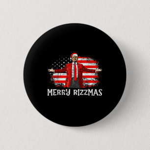 Funny Donald Trump frohe Weihnachten Xmas Pajamas Button