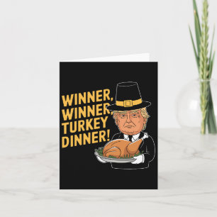 Funny Donald Trump Gewinner Gewinner Türkei Abende Karte