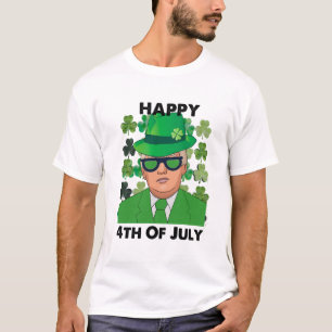 Funny donald Trump Happy 4. Juli  T-Shirt