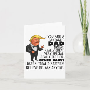 Funny Donald Trump hat einen fantastischen Vater G Karte