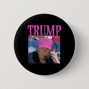 Funny Donald Trump Miss Me Doch Y2k Vintag 90er Ja Button
