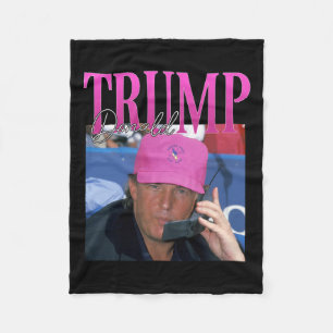 Funny Donald Trump Miss Me Doch Y2k Vintag 90er Ja Fleecedecke