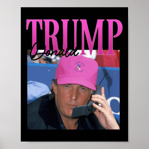Funny Donald Trump Miss Me Doch Y2k Vintag 90er Ja Poster