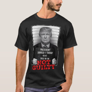 Funny Donald Trump nicht schuldig Tasse Free Trump T-Shirt