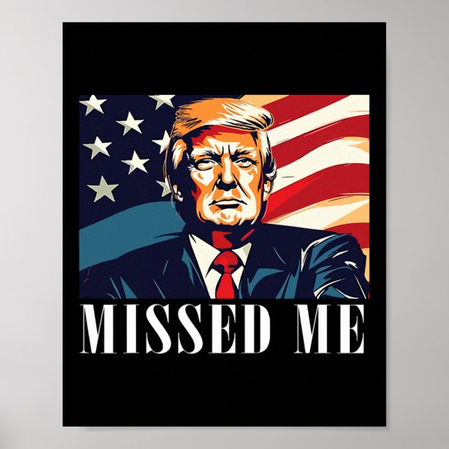 Funny Donald Trump  Poster (Vorne)