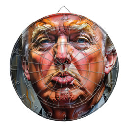 Funny Donald Trump Pucker Dart Board Dartscheibe