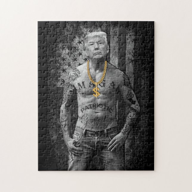 Funny Donald Trump Puzzle (Vertikal)