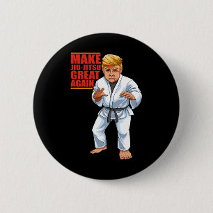 Funny Donald Trump Republikaner - Jiu-jitsu und Bj Button