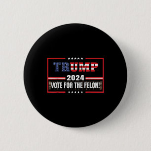 Funny Donald Trump Unterstützer 2024 für die Absti Button