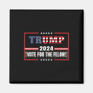 Funny Donald Trump Unterstützer 2024 für die Absti Magnet