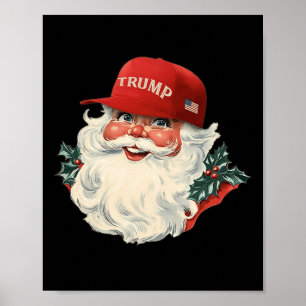 Funny Donald Trump Weihnachtsfeiertag 1 Poster