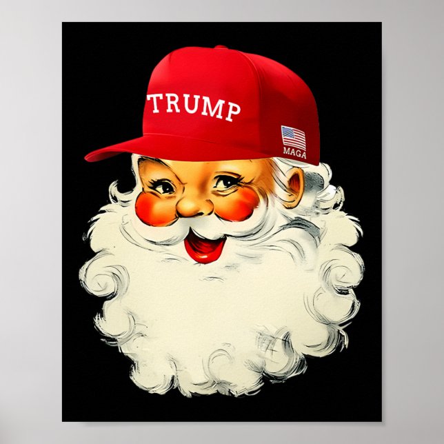 Funny Donald Trump Weihnachtsfeiertag 2 Poster (Vorne)