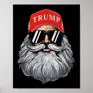 Funny Donald Trump Weihnachtsfeiertag 4 Poster
