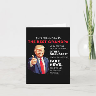 Funny Donald Trump zitiert konservativen Opa Karte