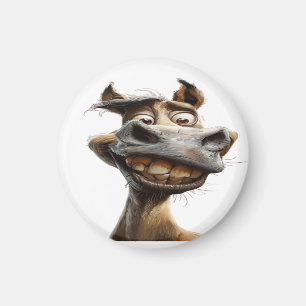 Funny donkey Art Design Magnet